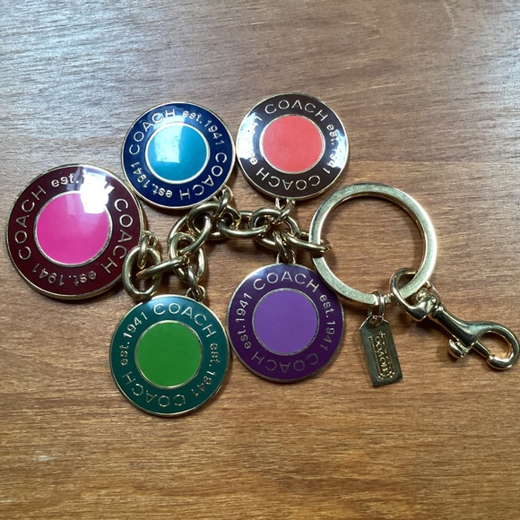 Coach Gold-tone Bag Tag/Hang Tag/Bag Charm - Picture 6 of 9